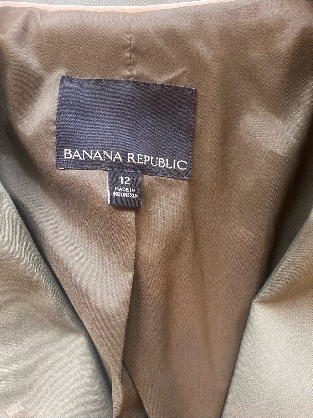 Banana Republic Olive Green Single-Button Blazer - Picture 6 of 7